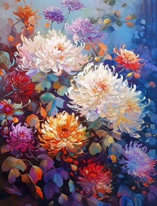 Paint by Numbers Kit Flower