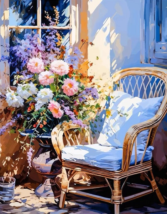 Paint by Numbers Kit Courtyard