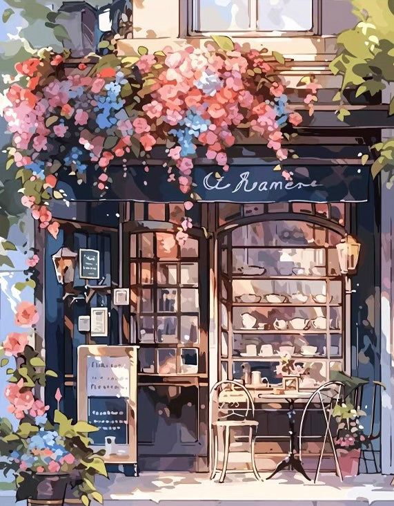 Paint by Numbers Kit Coffee Shop