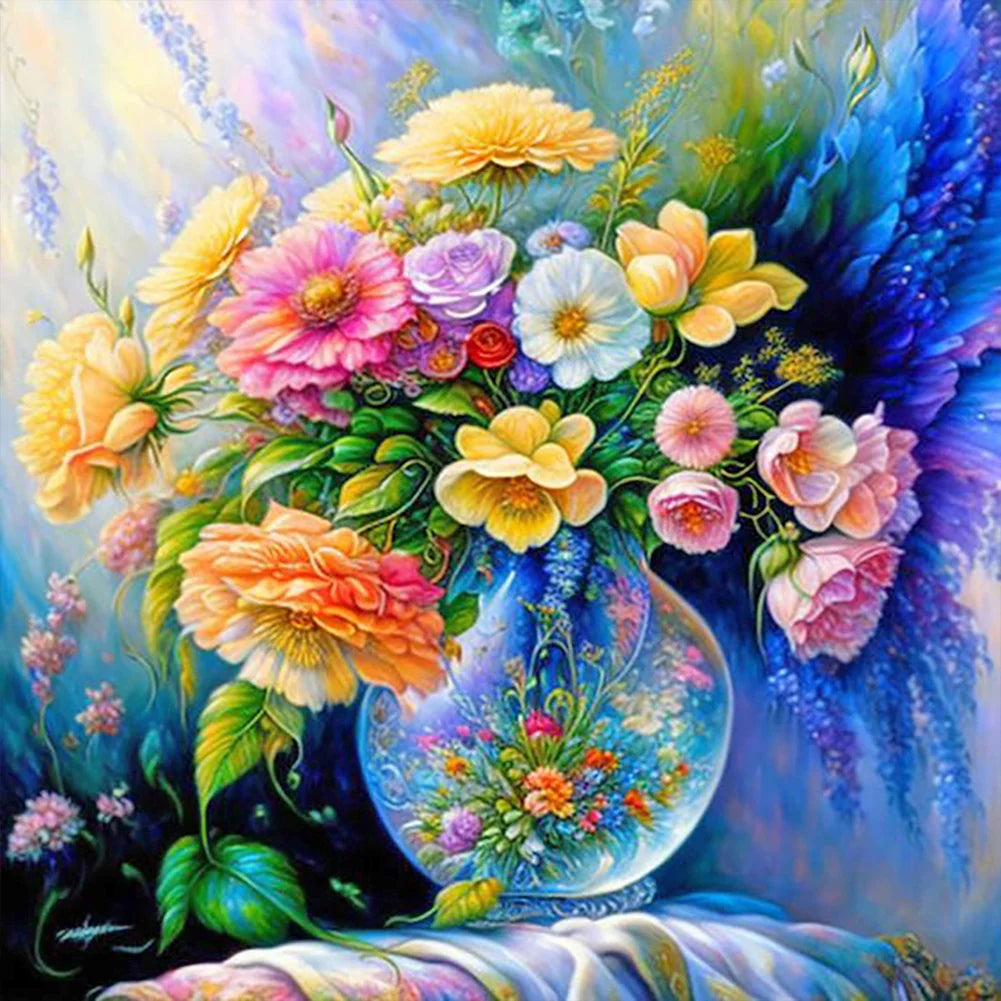 Paint by Numbers Kit Beautiful Flowers