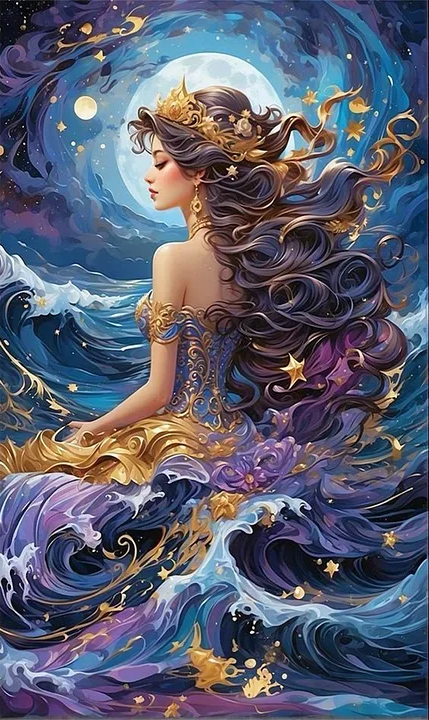 paint by numbers kit mermaid princess