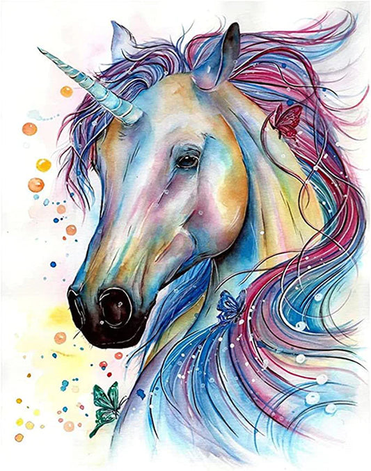 Paint by Numbers Kits Abstract Unicorn