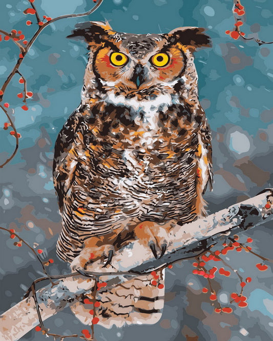 Paint by Numbers Kits Owl