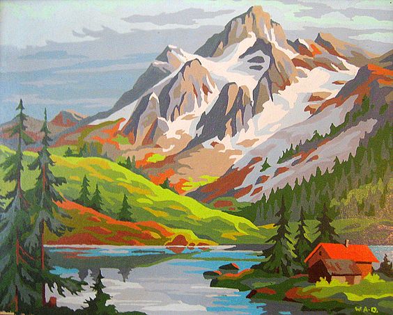 Paint by Numbers Kit Beautiful Scenery