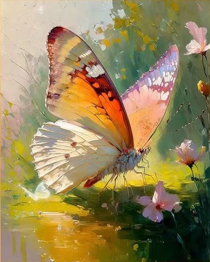 Paint by Numbers Kit Beautiful Butterfly