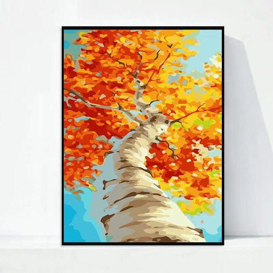 Paint by Numbers Kit Autumn Tree