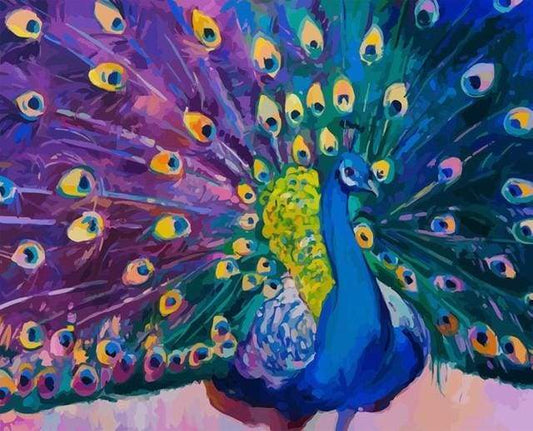 Paint by Numbers Kit Peacock